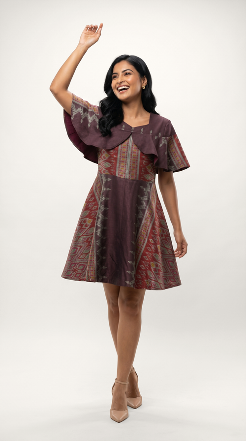 Cotton Patterned Dress