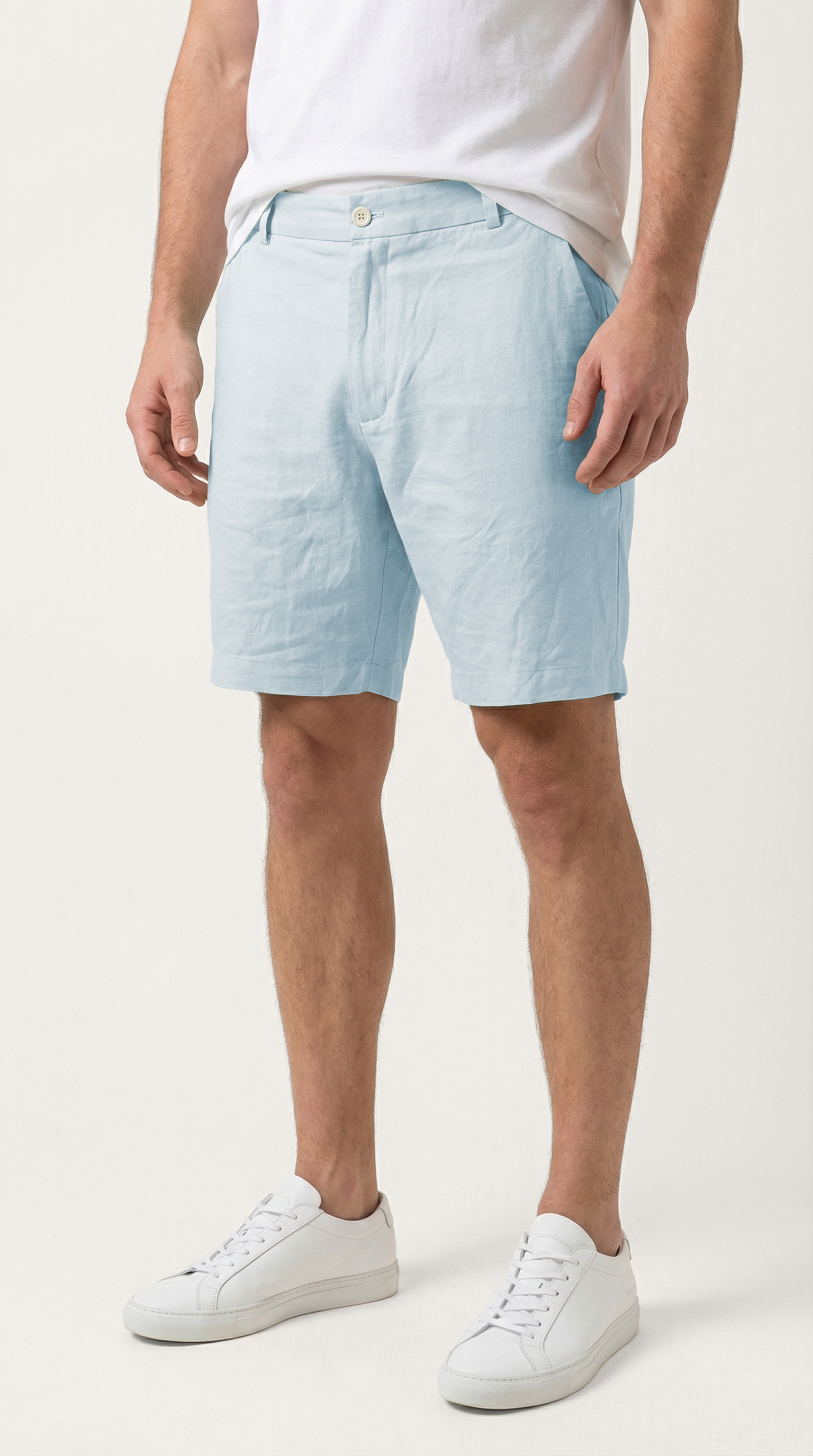 Italian Linen Men's Shorts with Pockets