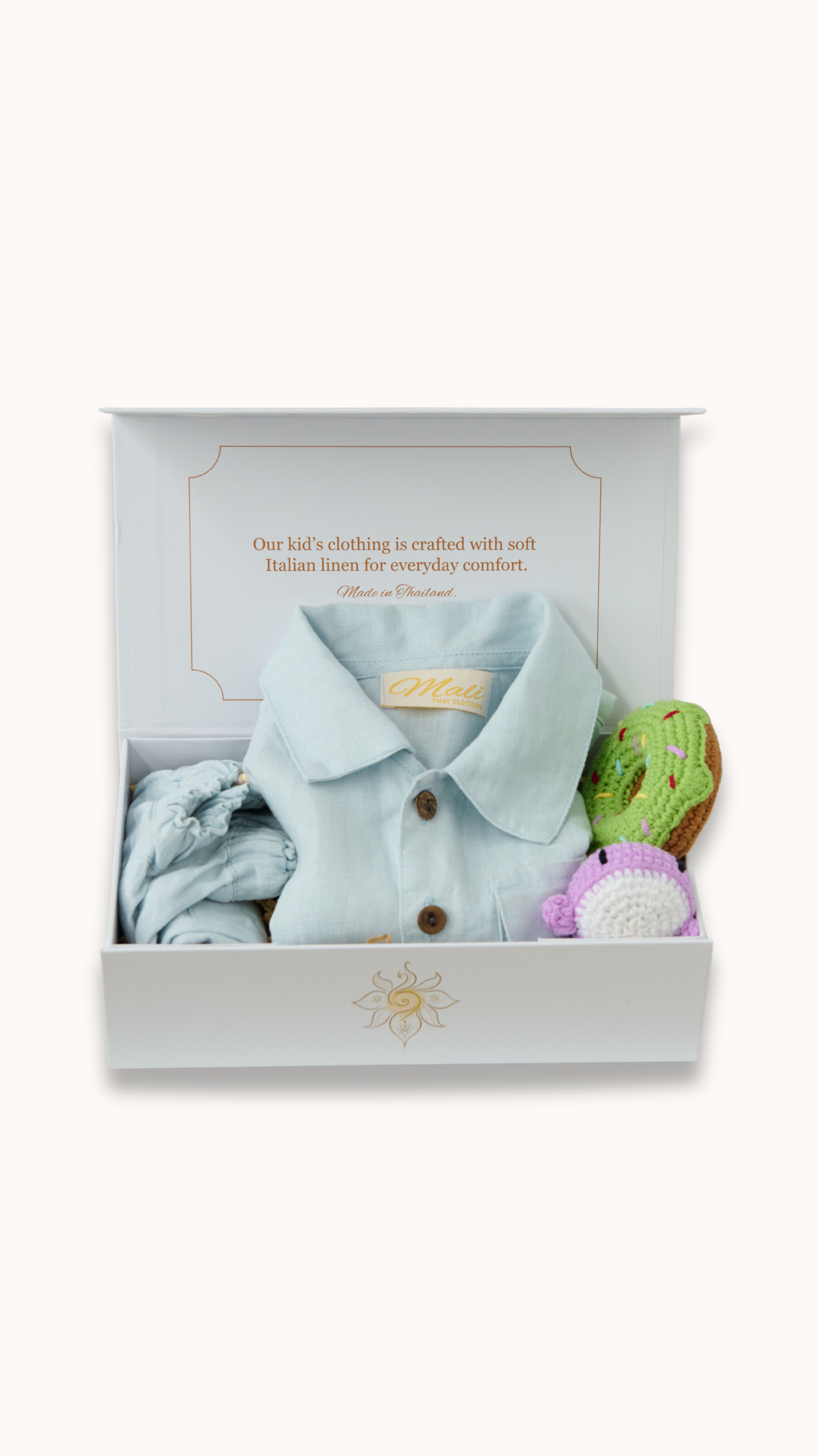 Kids Linen Gift Box Set