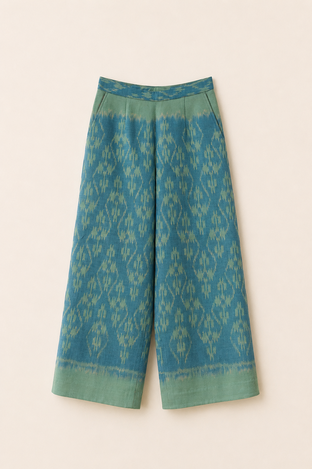 Green Cotton Pants