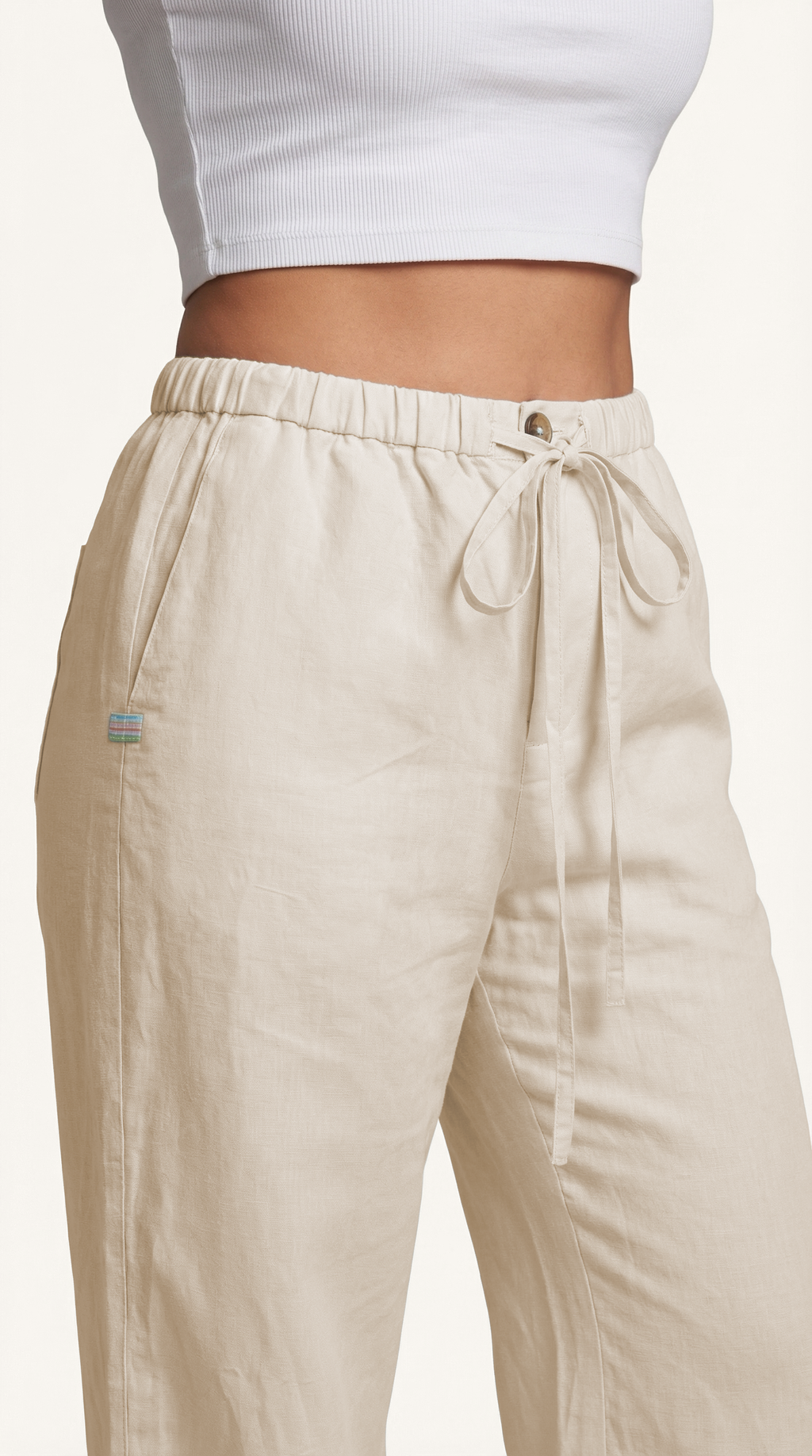 Relaxed Italian Linen Unisex Pants