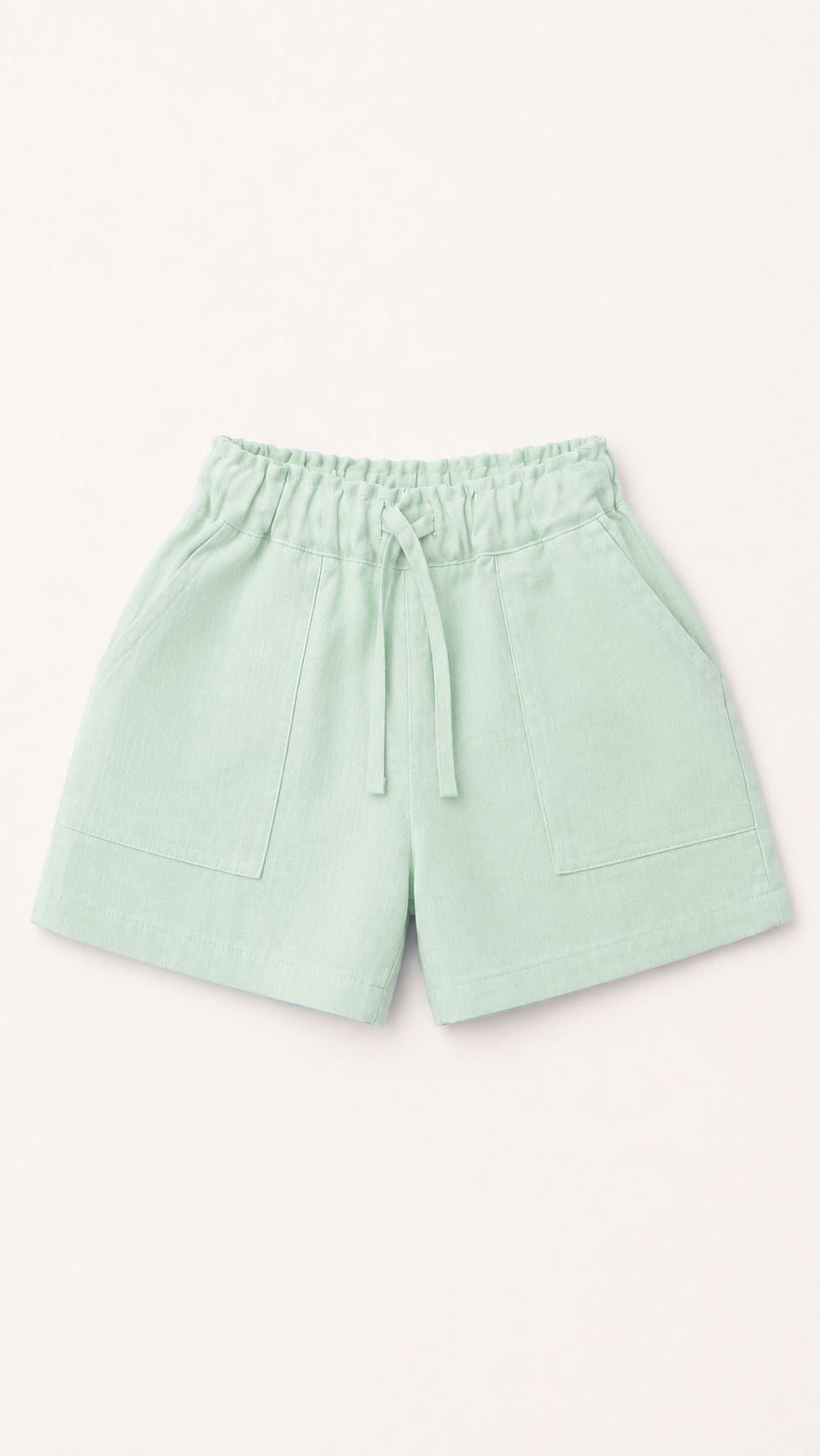 Kids 100% Italian Linen Shorts with Front and Back Pockets