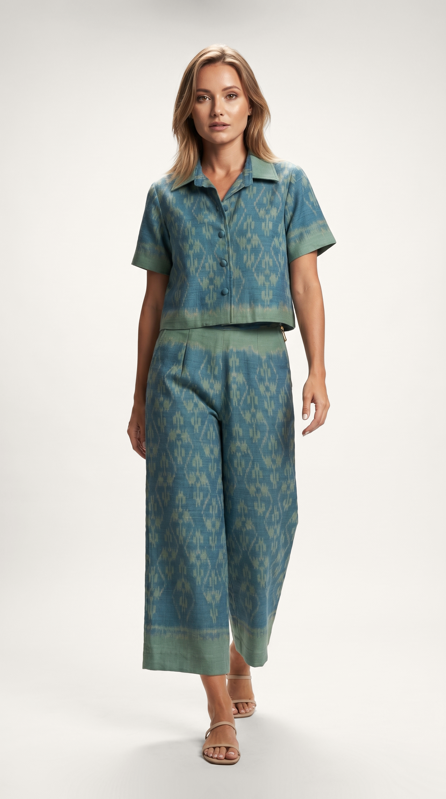Green Cotton Pants