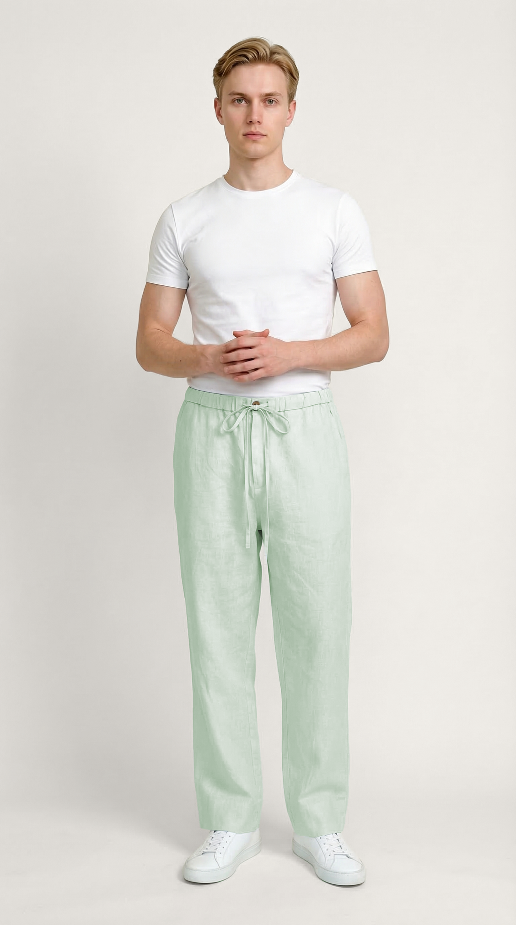 Relaxed Italian Linen Unisex Pants