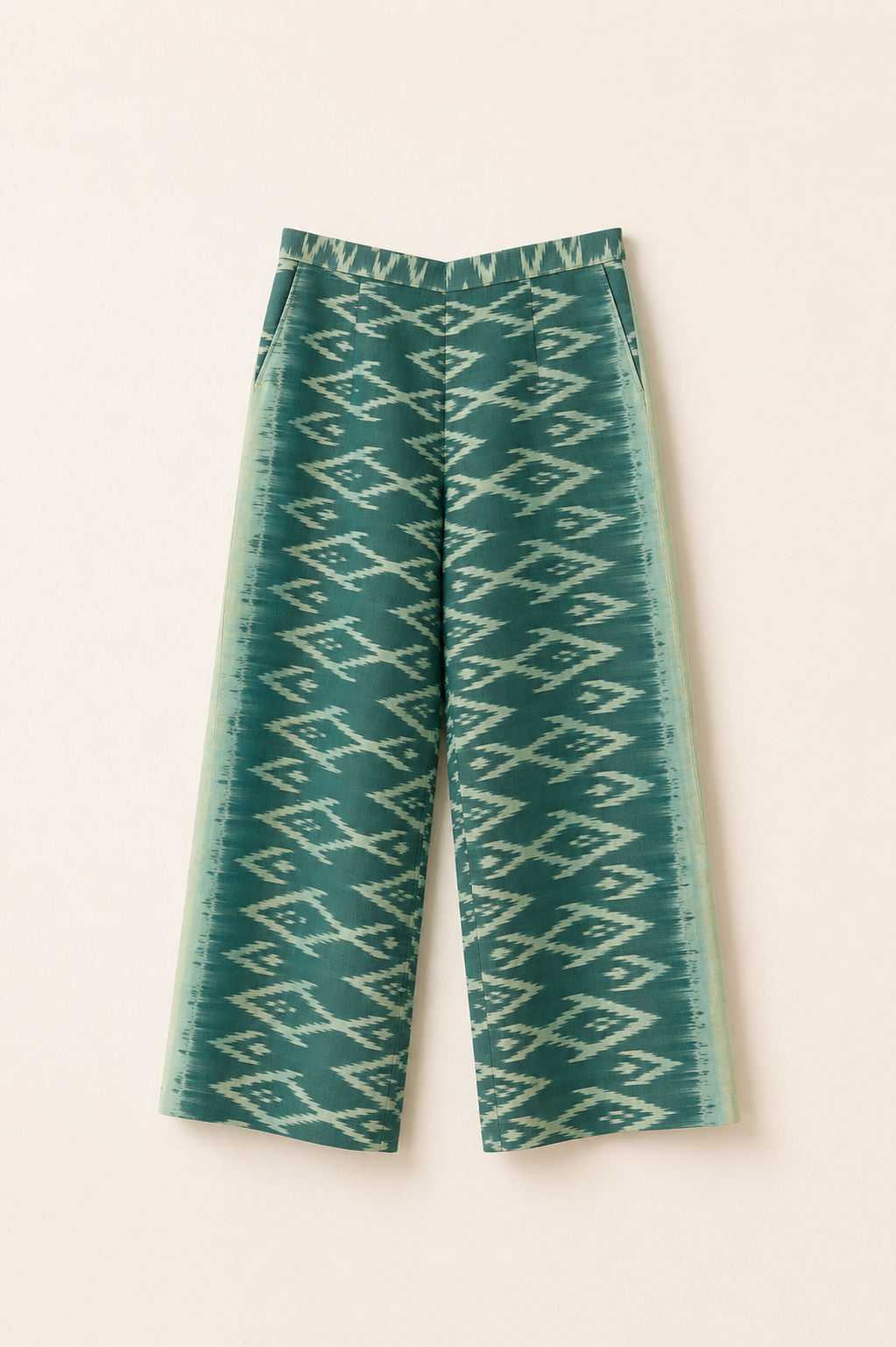 Green Cotton Pants
