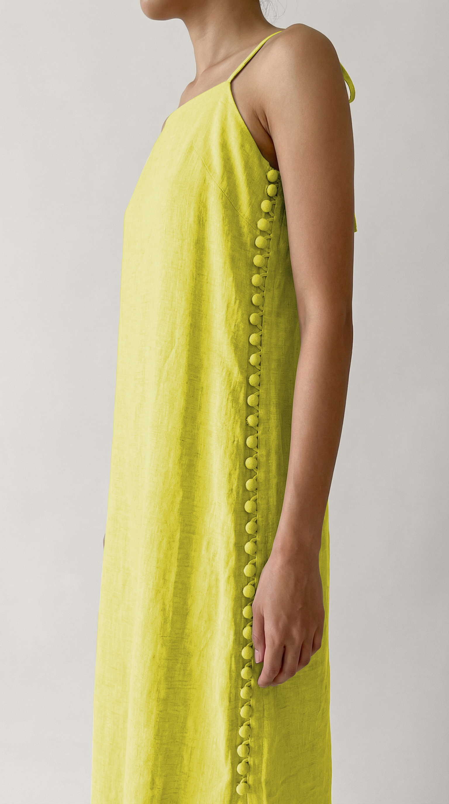 Long Button Dress