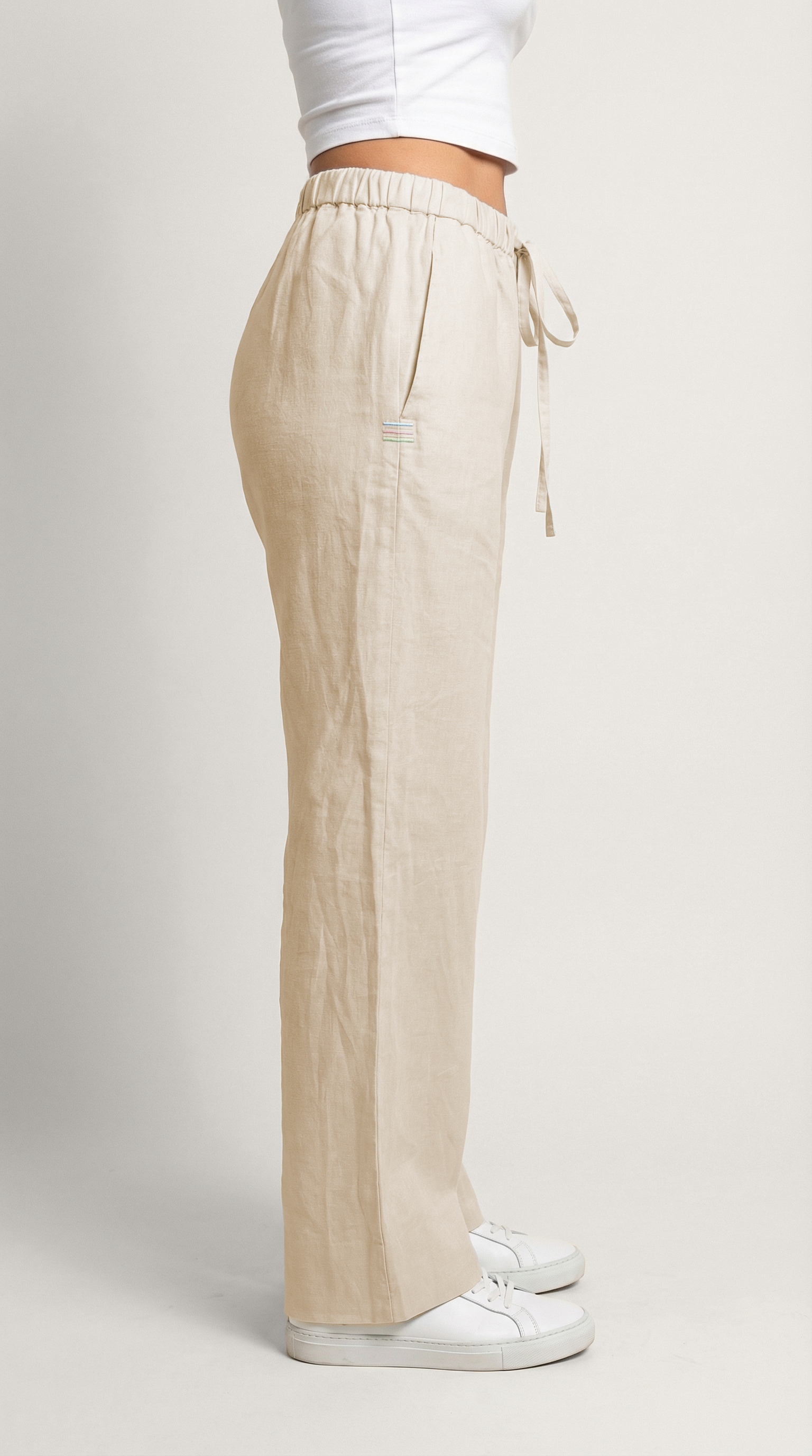 Relaxed Italian Linen Unisex Pants