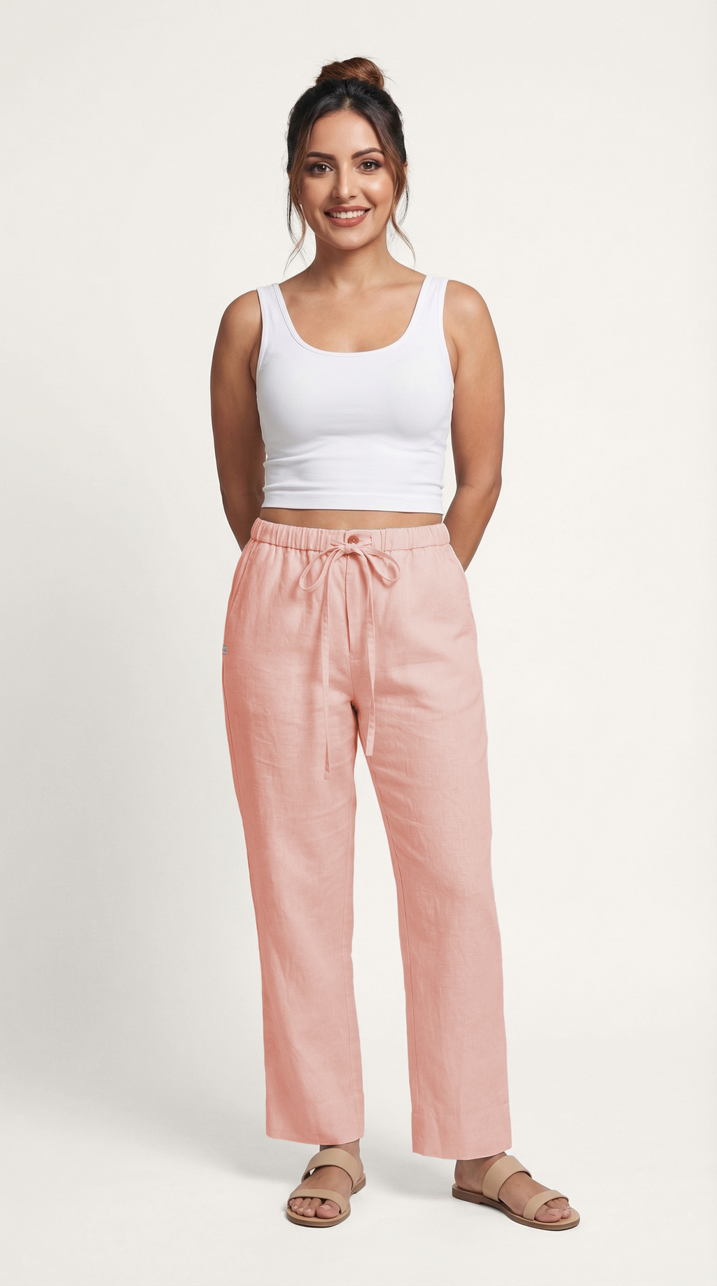 Relaxed Italian Linen Unisex Pants