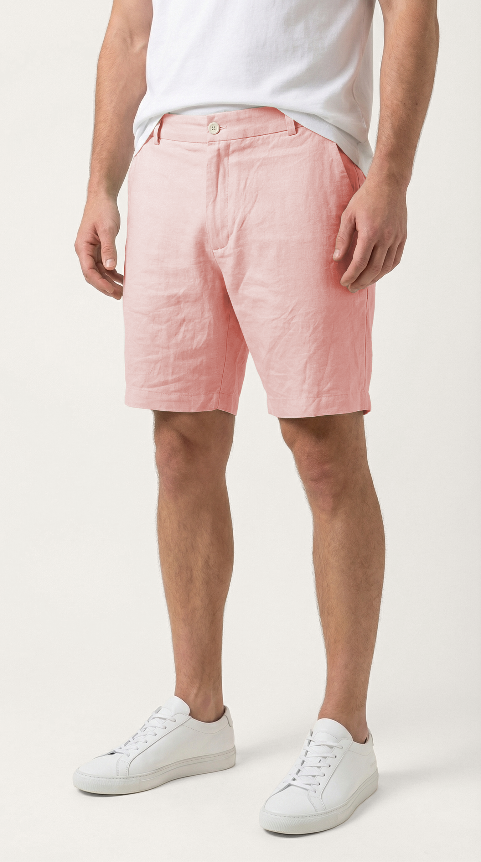 Italian Linen Men's Shorts with Pockets