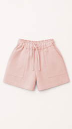 Kids 100% Italian Linen Shorts with Front and Back Pockets
