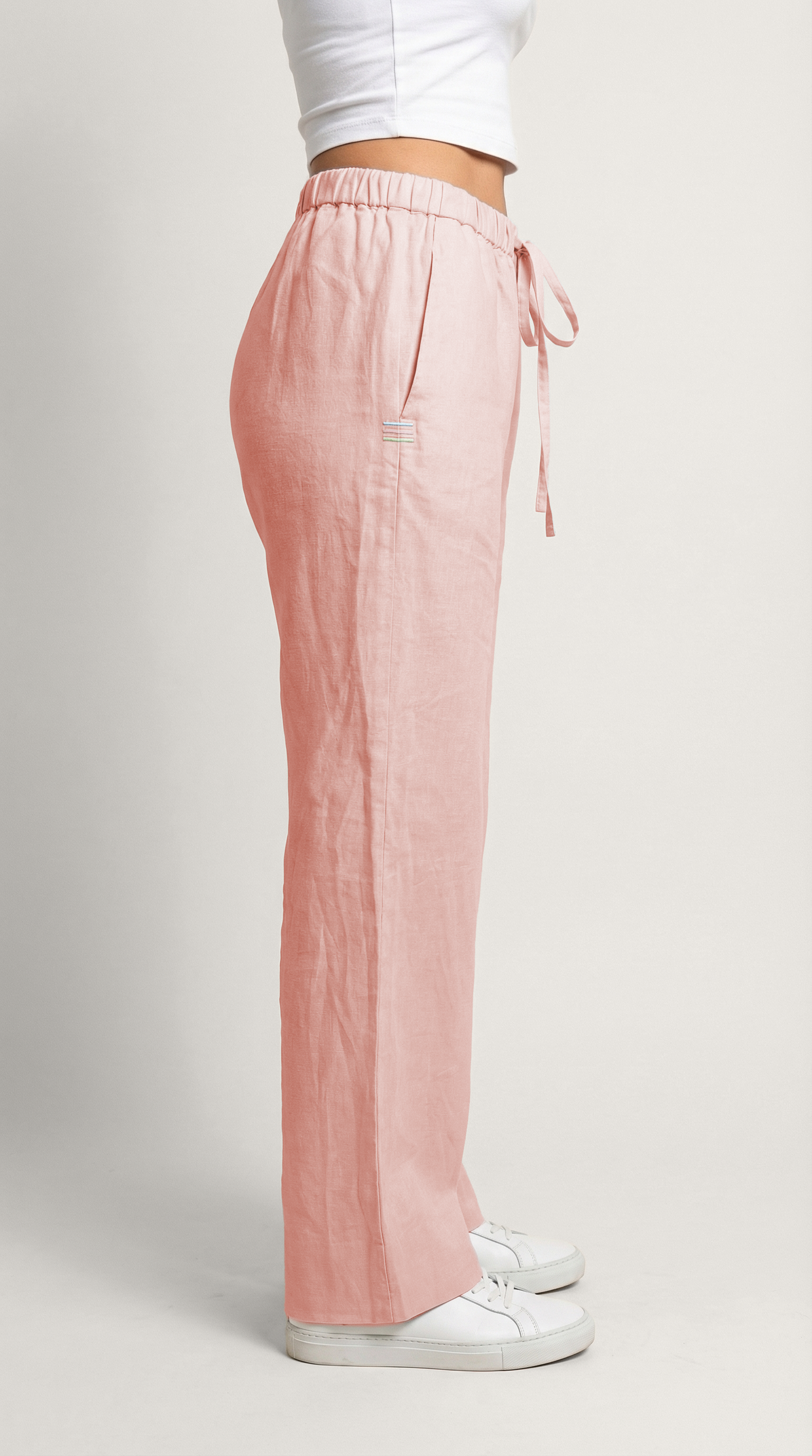 Relaxed Italian Linen Unisex Pants