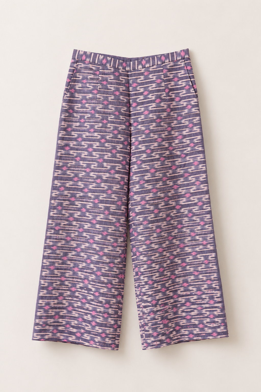 Purple Pink Cotton Pants