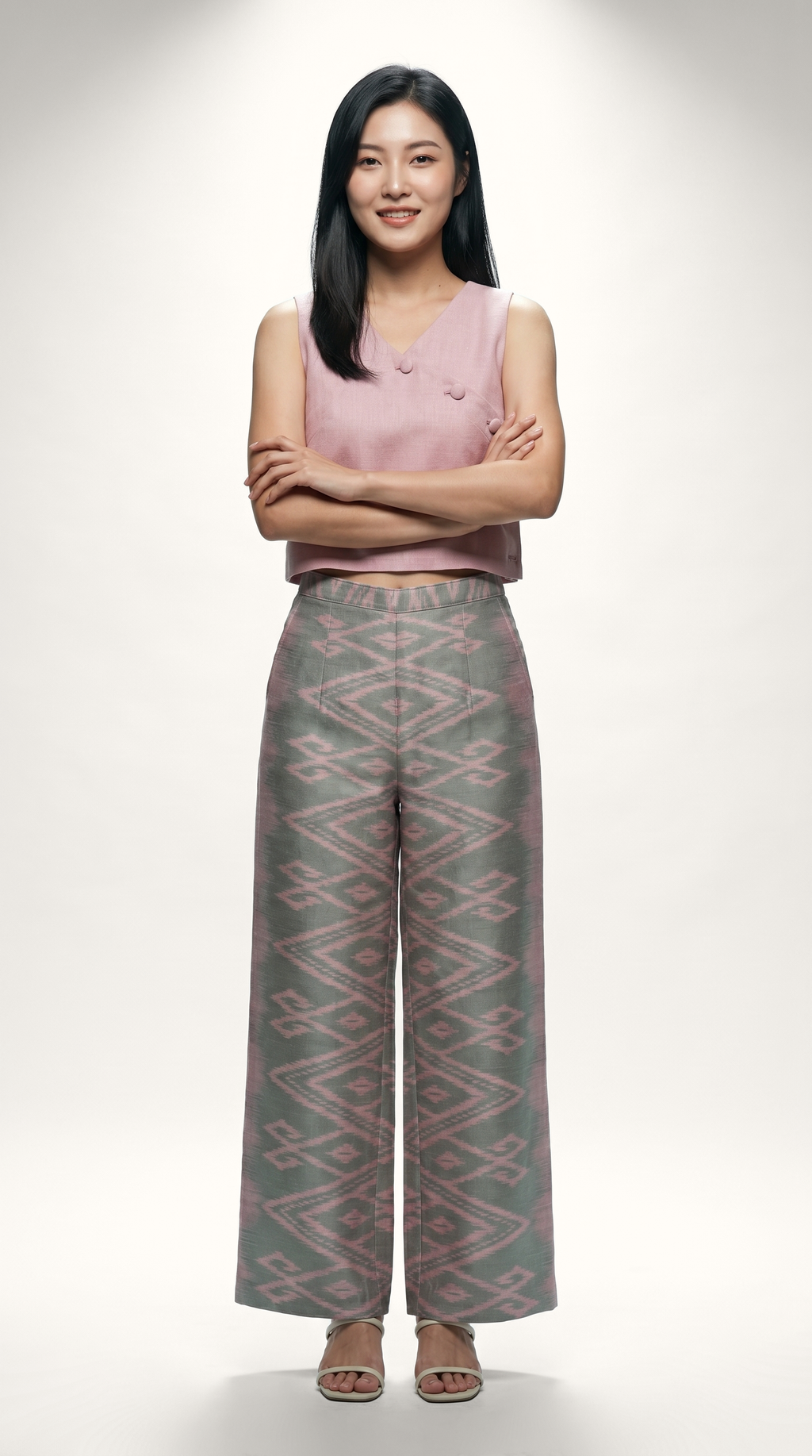 Purple Pink Cotton Pants