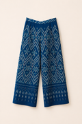Blue Cotton Pants