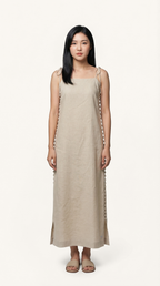 Long Button Dress